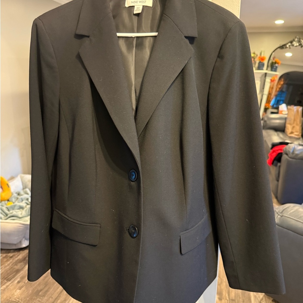 Nine West Women's Elegant Black Suit Jacket, NWOT